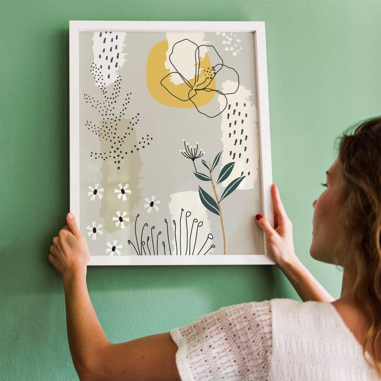 Floral Illustration Print - HypeSheriff Europe
