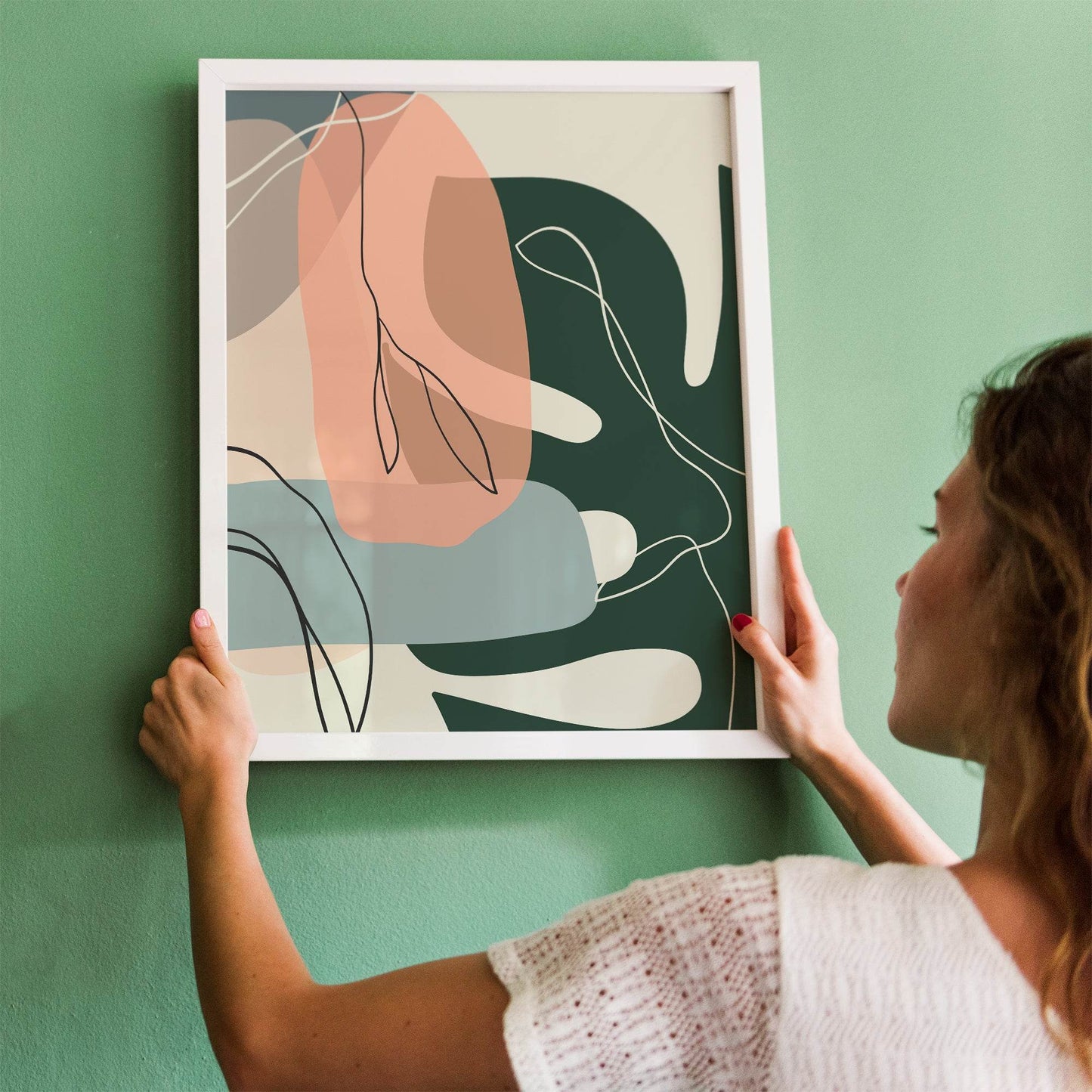 Floral Cutout Poster - HypeSheriff Europe