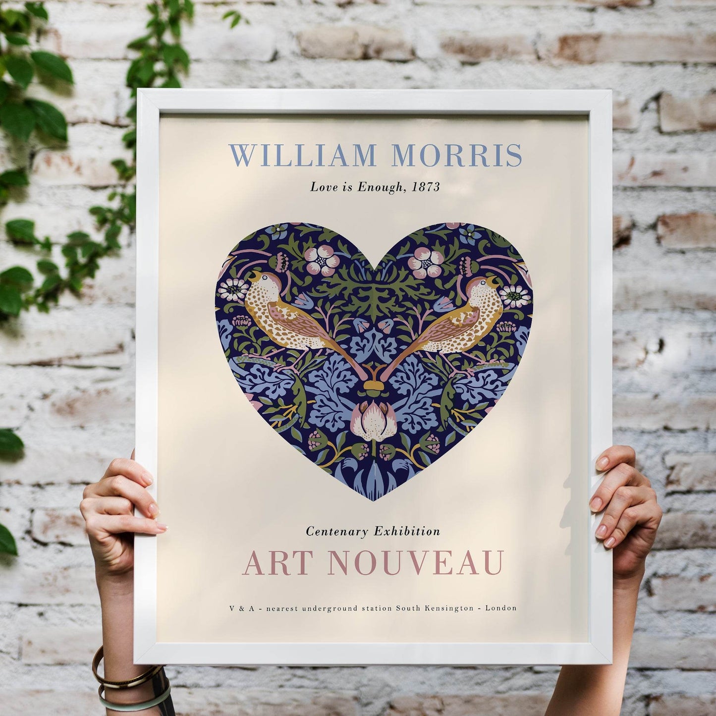 Love is Enough Art Nouveau Poster - HypeSheriff Europe