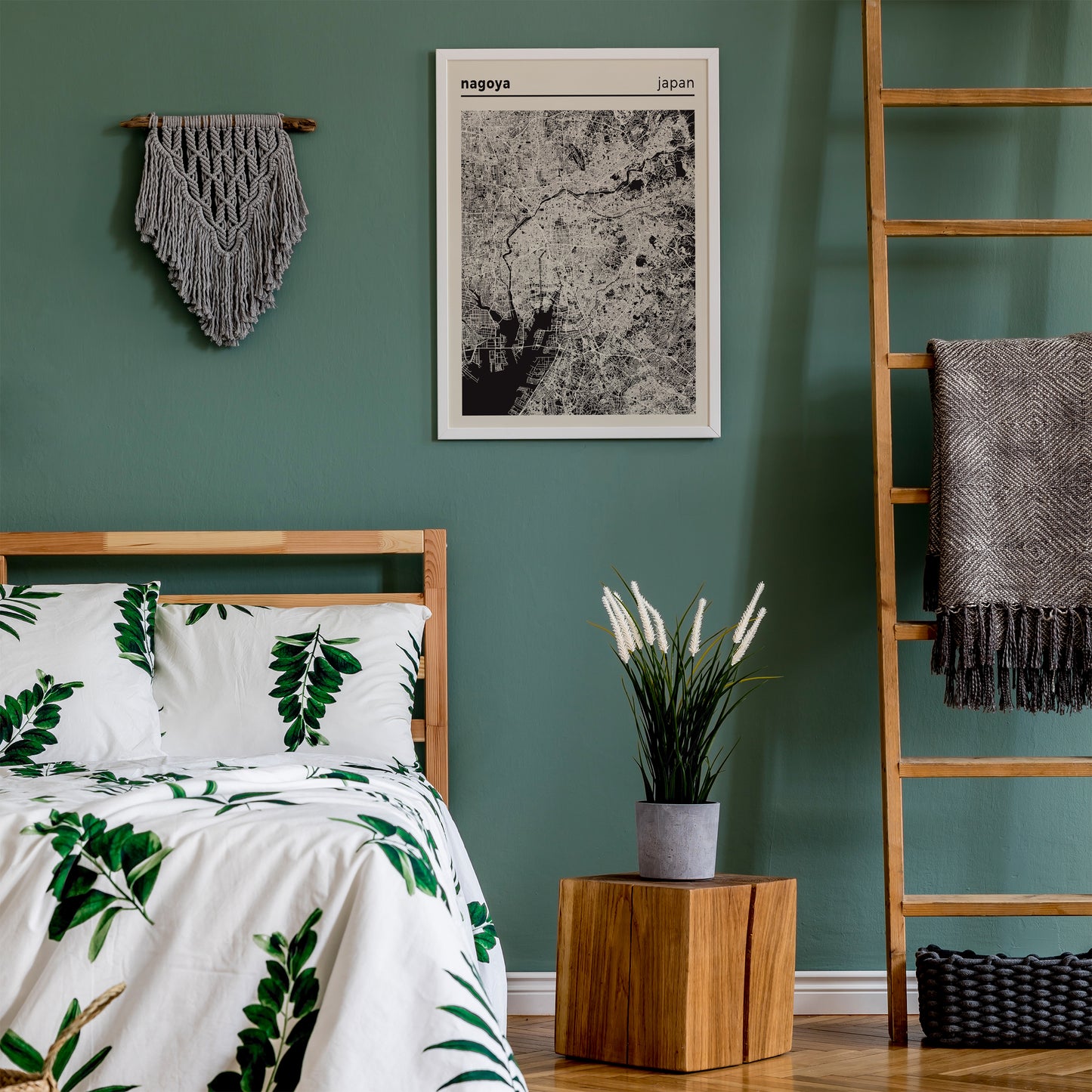 Nagoya, Japan - City Poster - Map Art Print