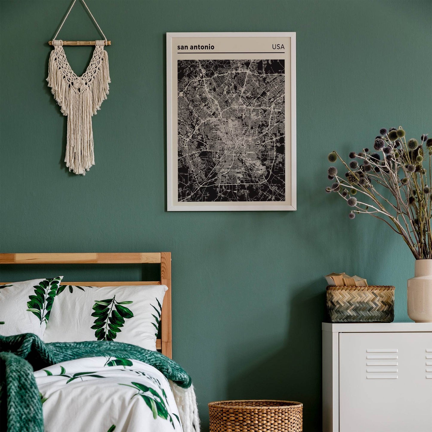 San Antonio Map Poster - HypeSheriff Europe