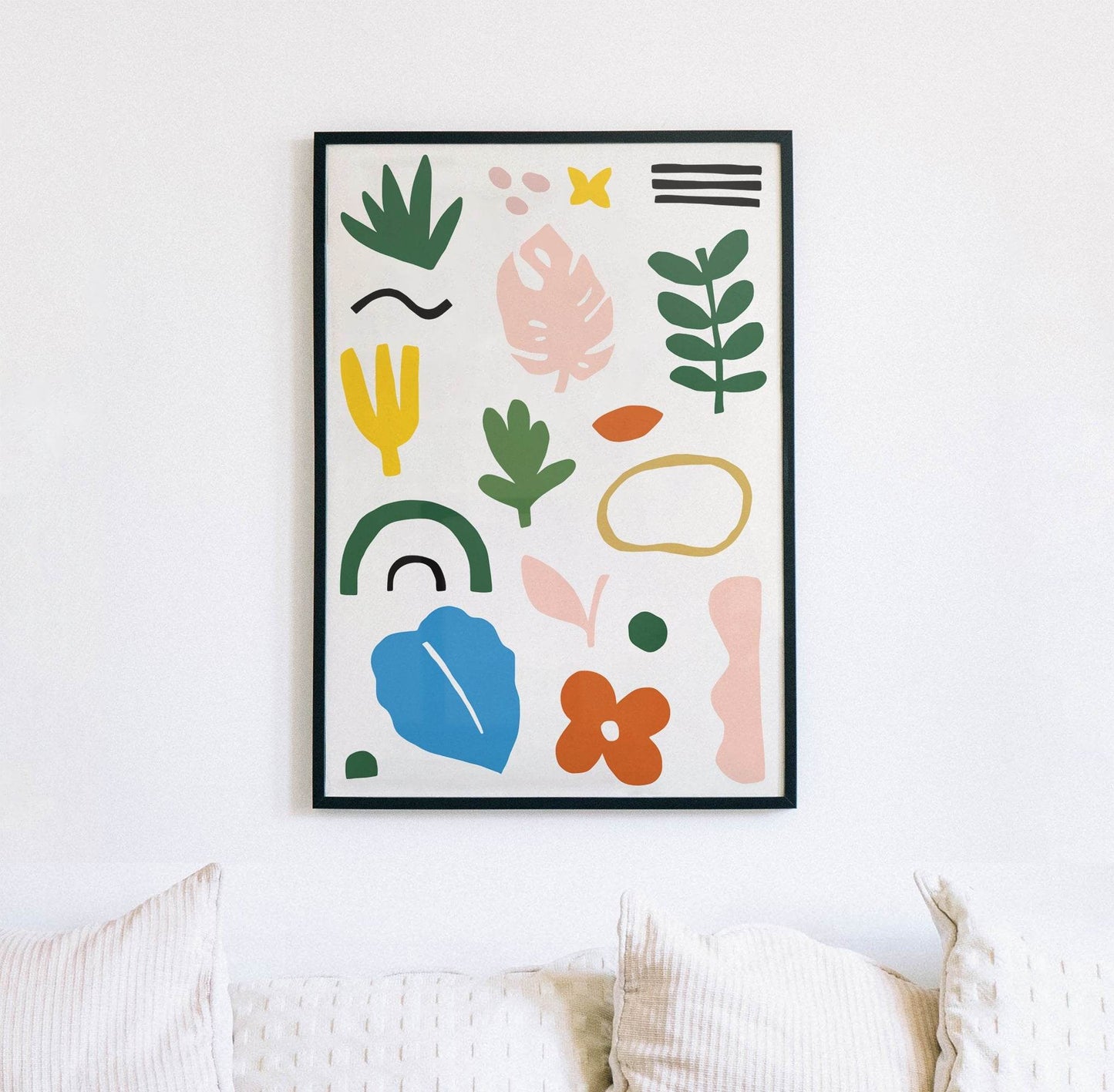 Jungle Cutouts Art Print - HypeSheriff Europe