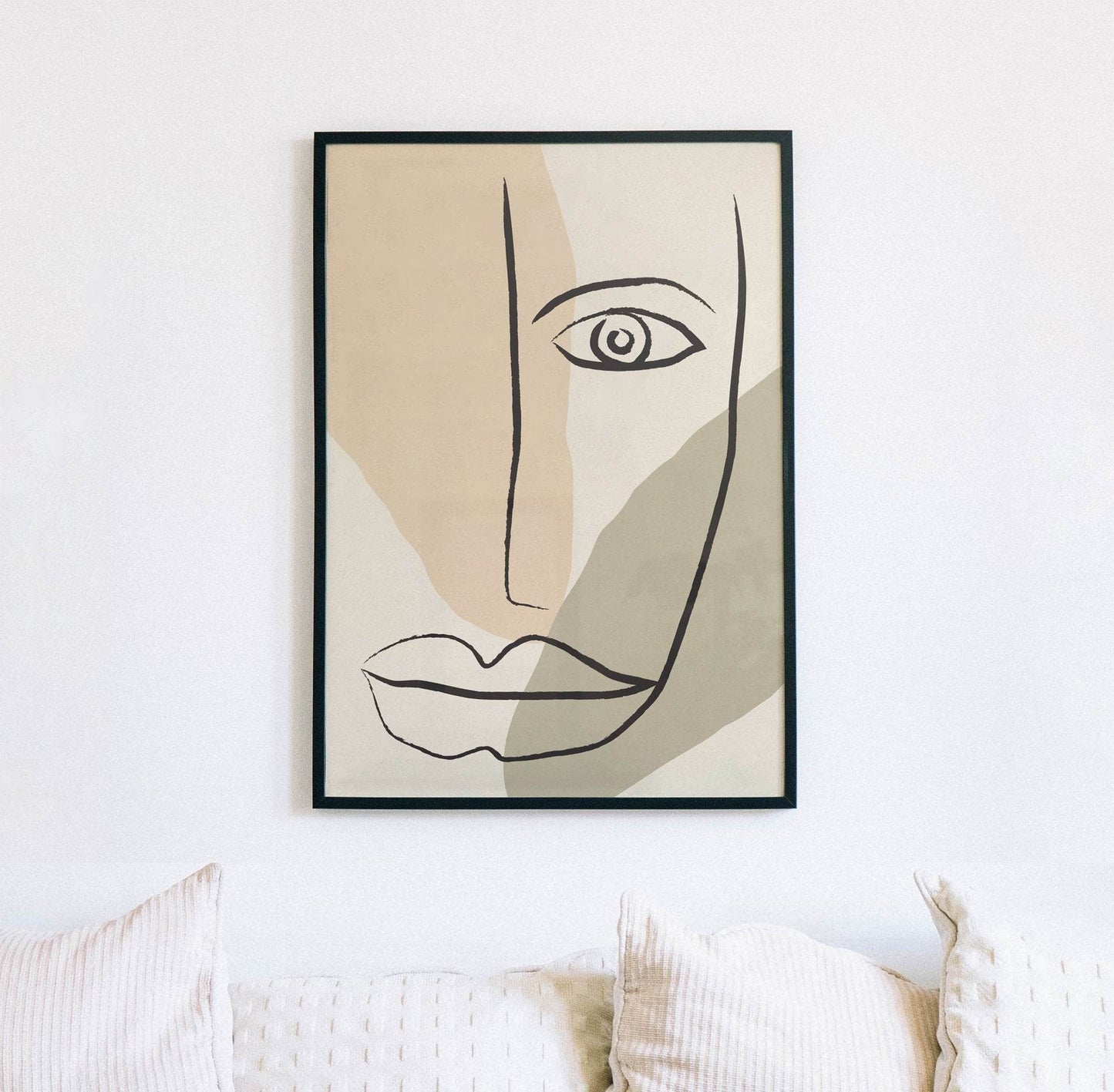 Earth Colors Line Art Poster - HypeSheriff Europe