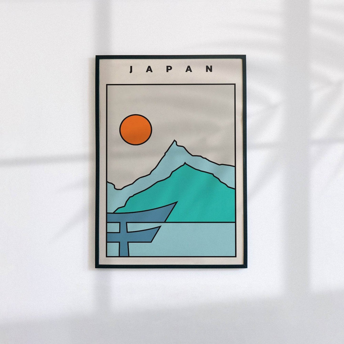 Minimalist Japan Travel Poster - HypeSheriff Europe