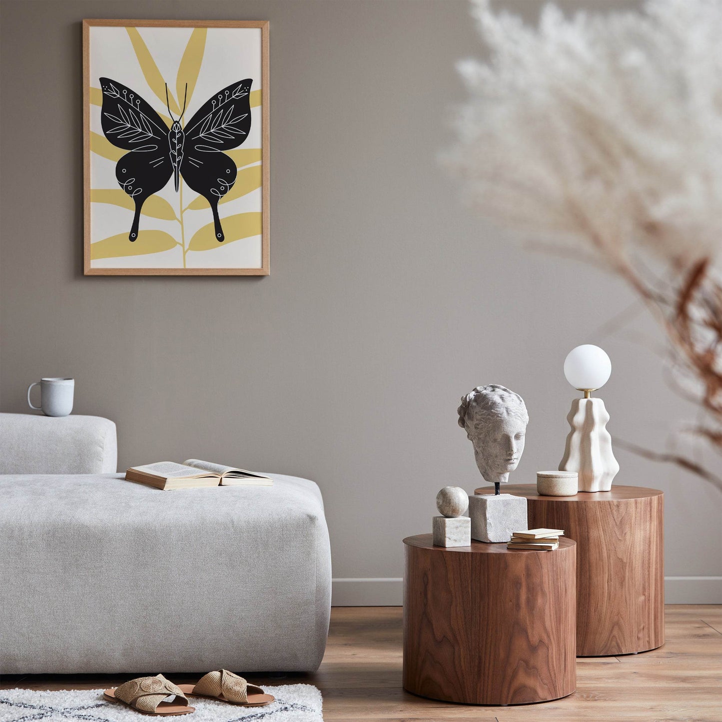 Butterfly Folk Illustration Print - HypeSheriff Europe