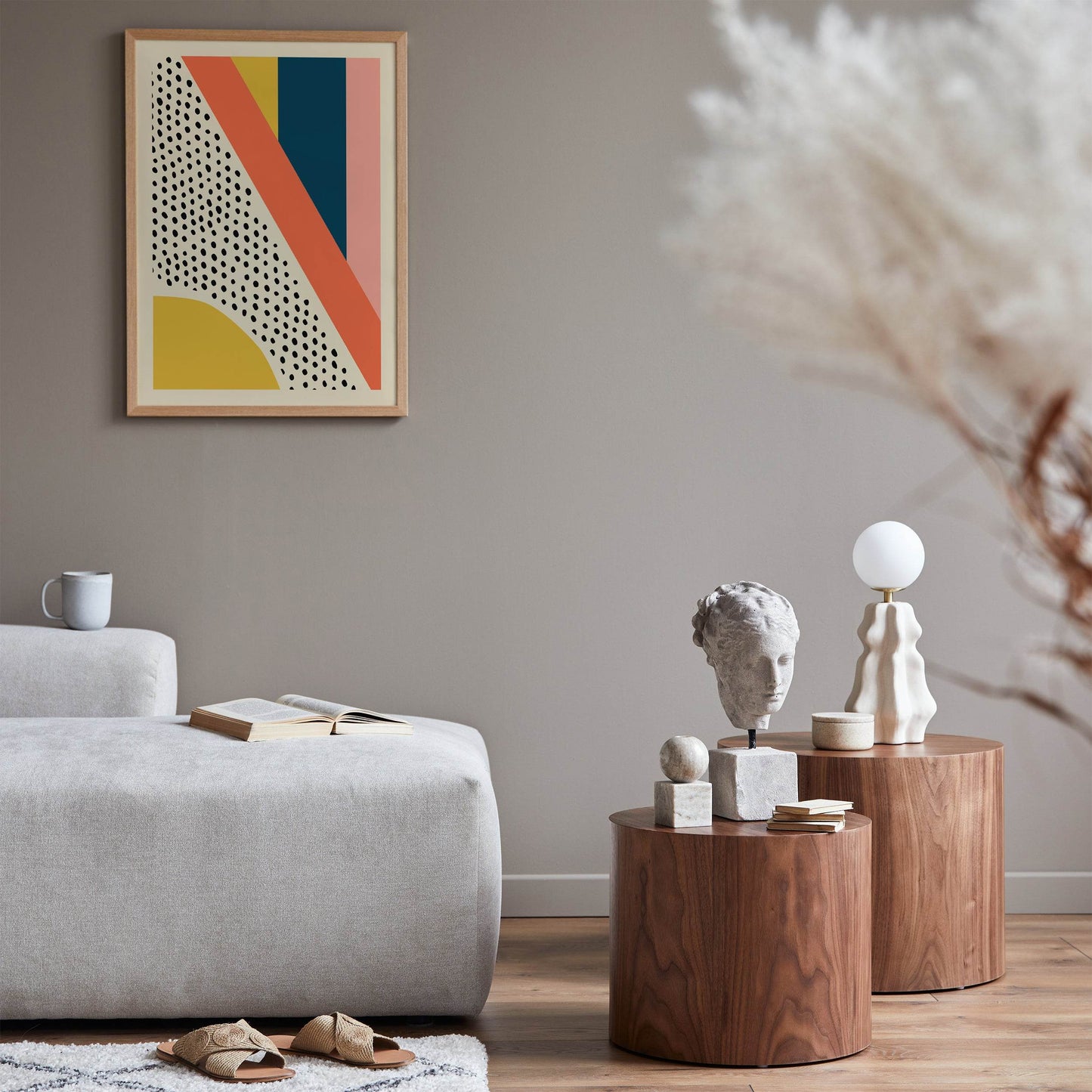 Pastel Colors MCM Abstract Poster - HypeSheriff Europe