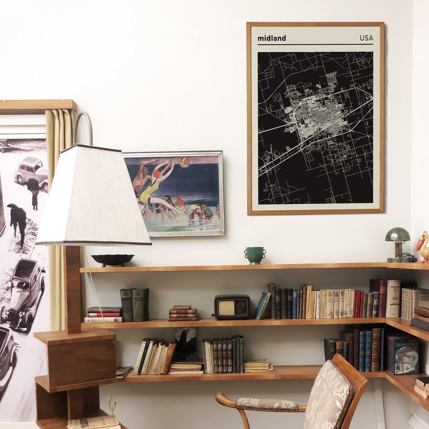 Midland, USA - City Map Poster