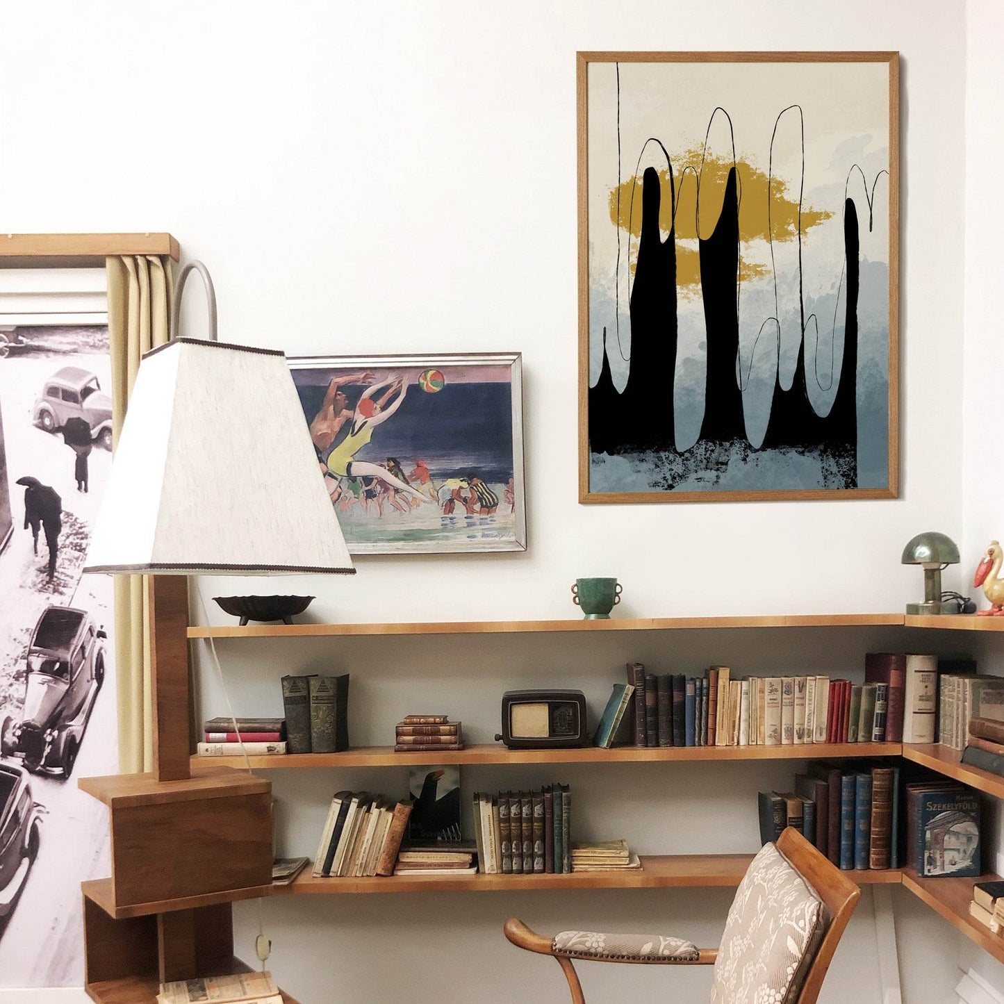 Scandinavian Abstract Ink Art Print - HypeSheriff Europe