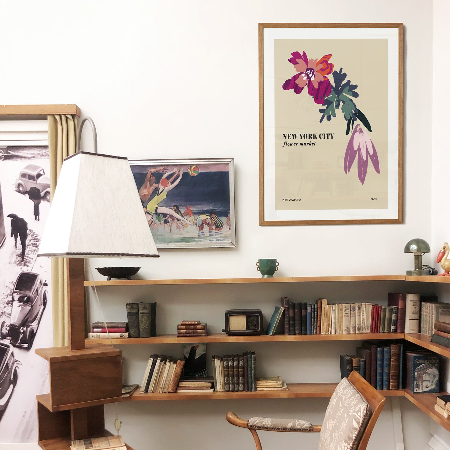 Flower Market NYC Poster