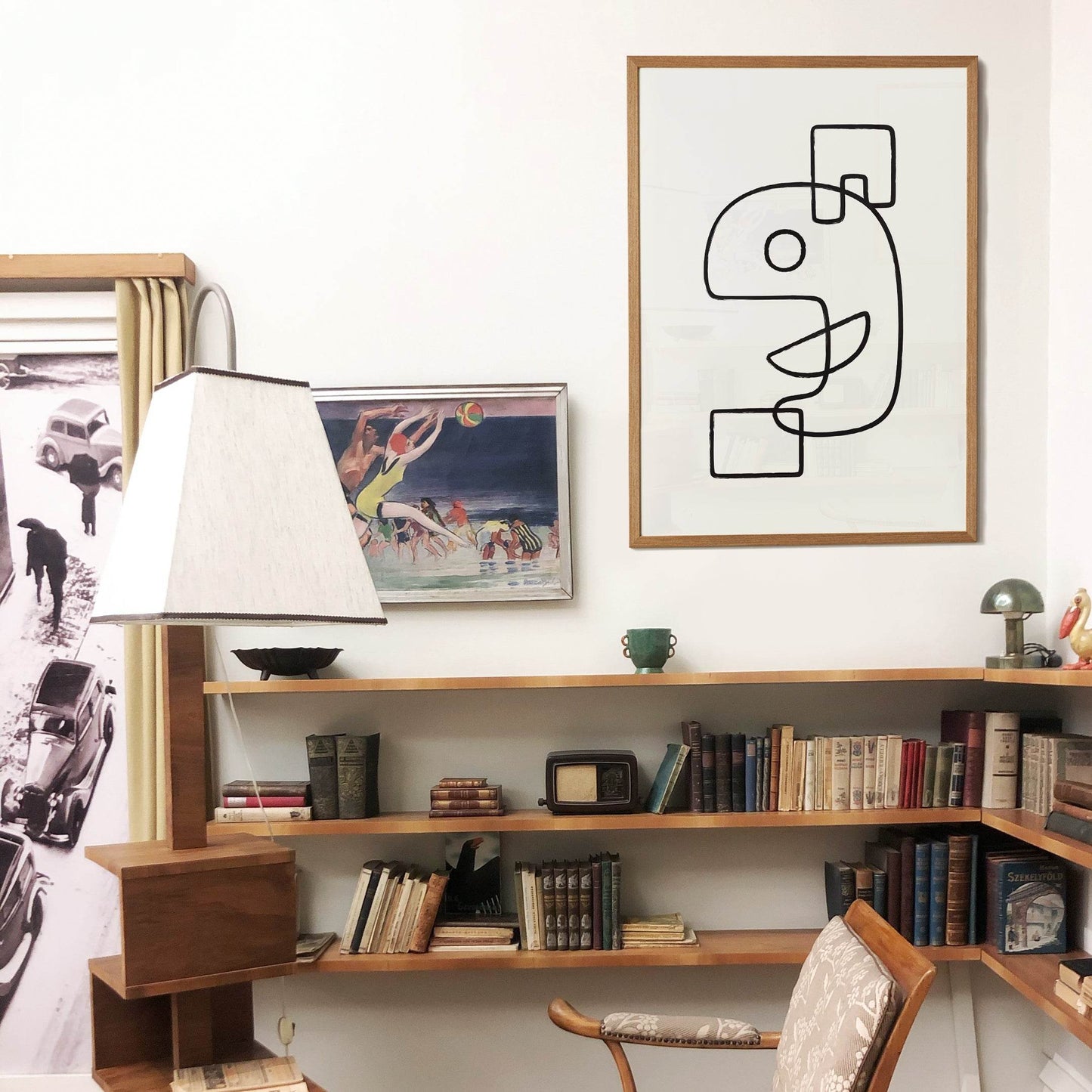 Cubism Line Art Poster - HypeSheriff Europe