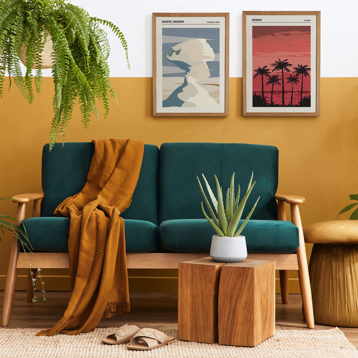 White Desert National Park Poster