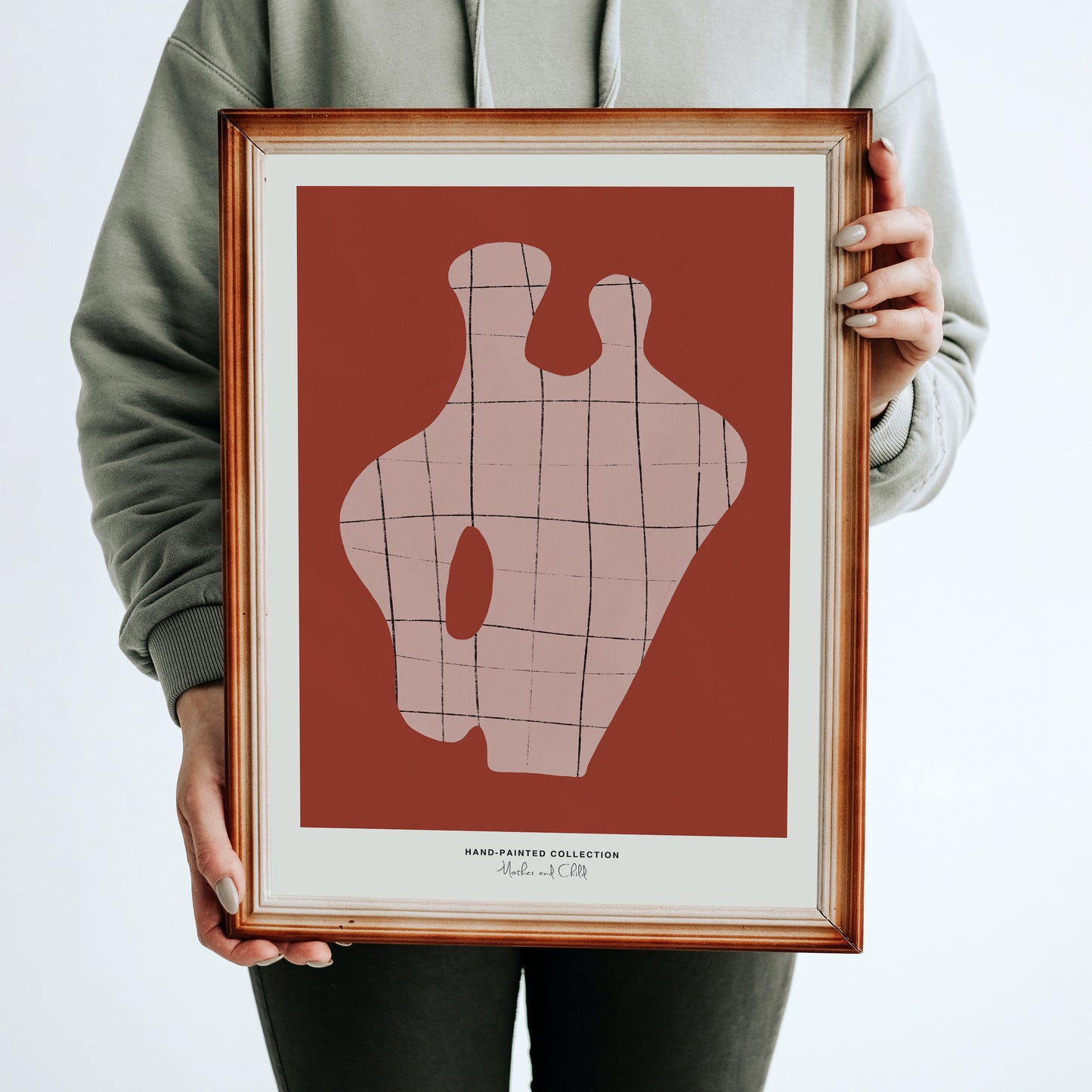 Mother and Child | Hand-Painted Collection Poster