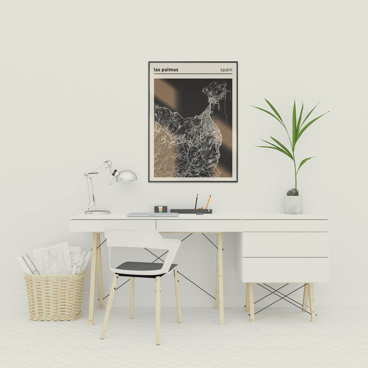 Las Palmas, Spain Map Poster - HypeSheriff Europe