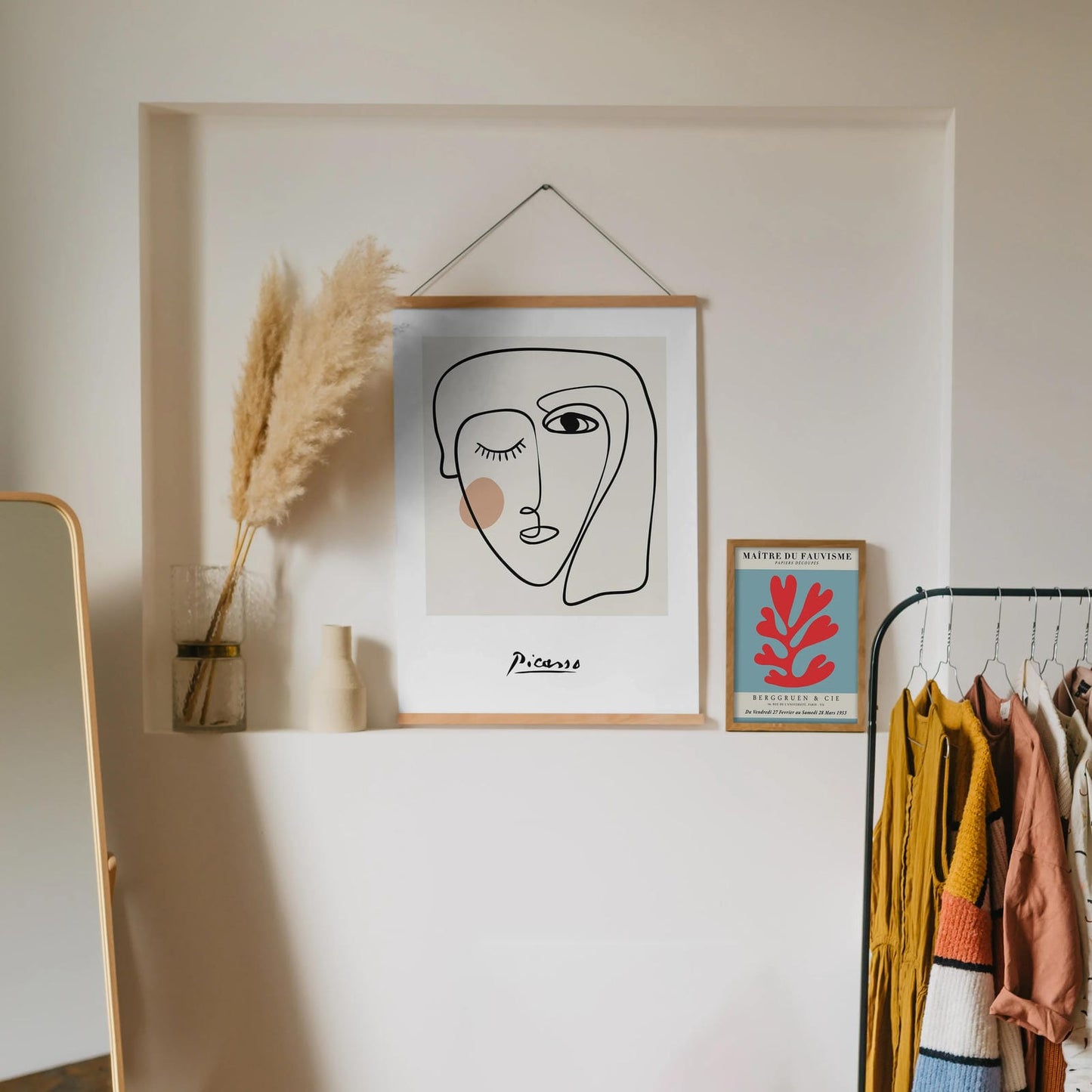 Picasso Inspired Face Poster