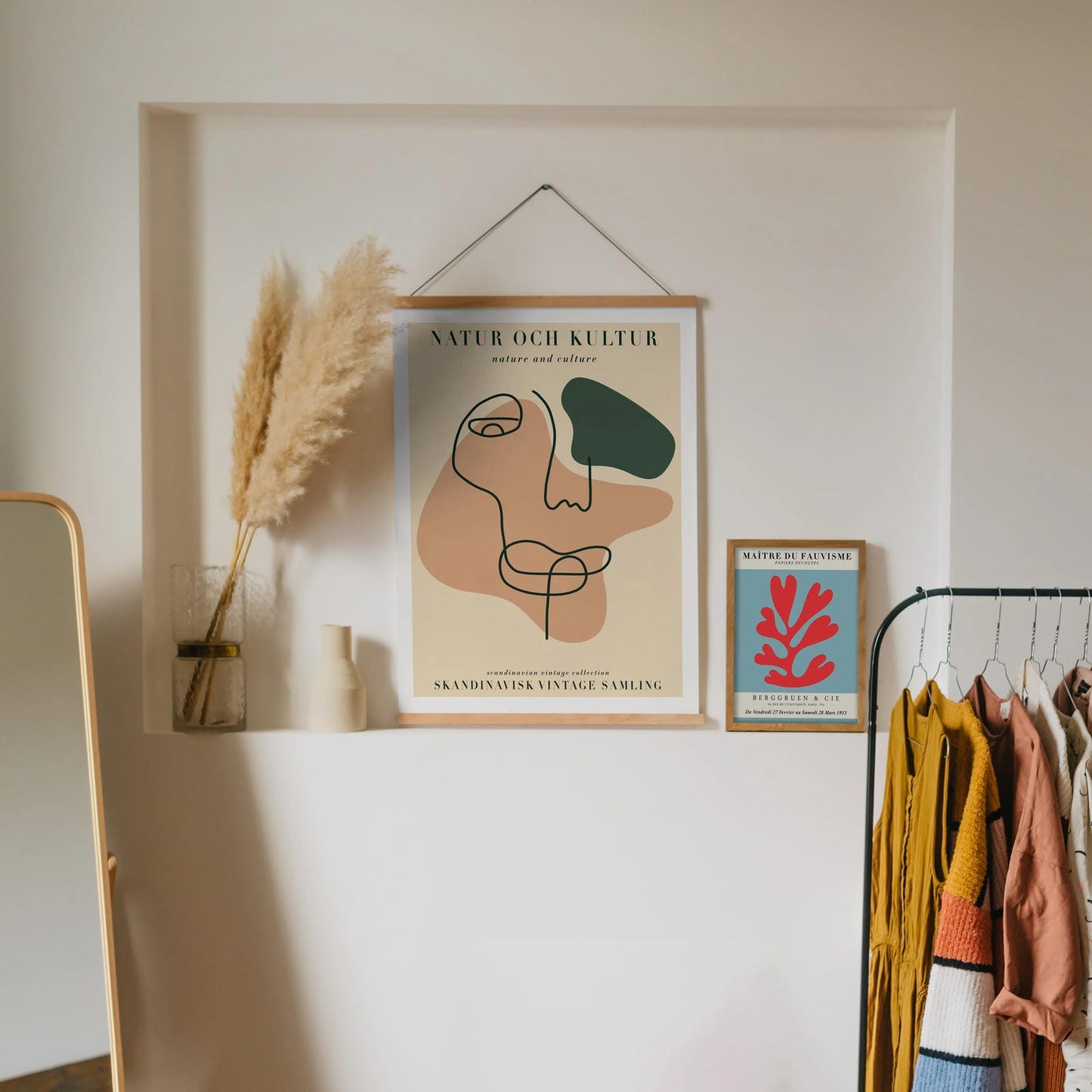 Nature and Culture - Scandinavian Poster