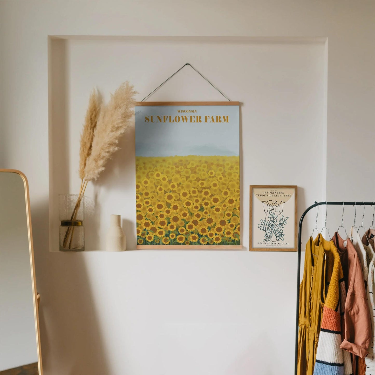 Wisconsin Sunflower Farm Poster