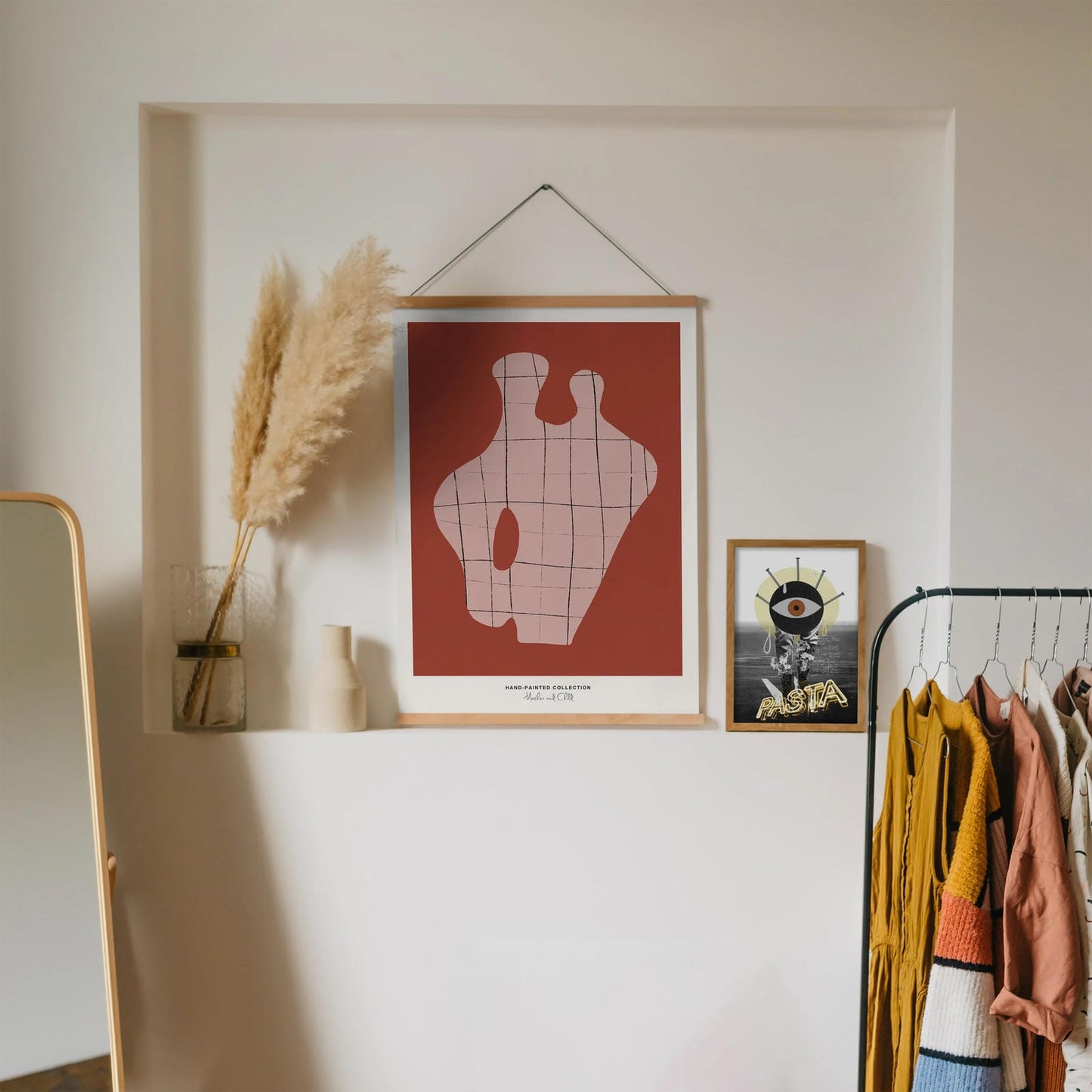 Mother and Child | Hand-Painted Collection Poster