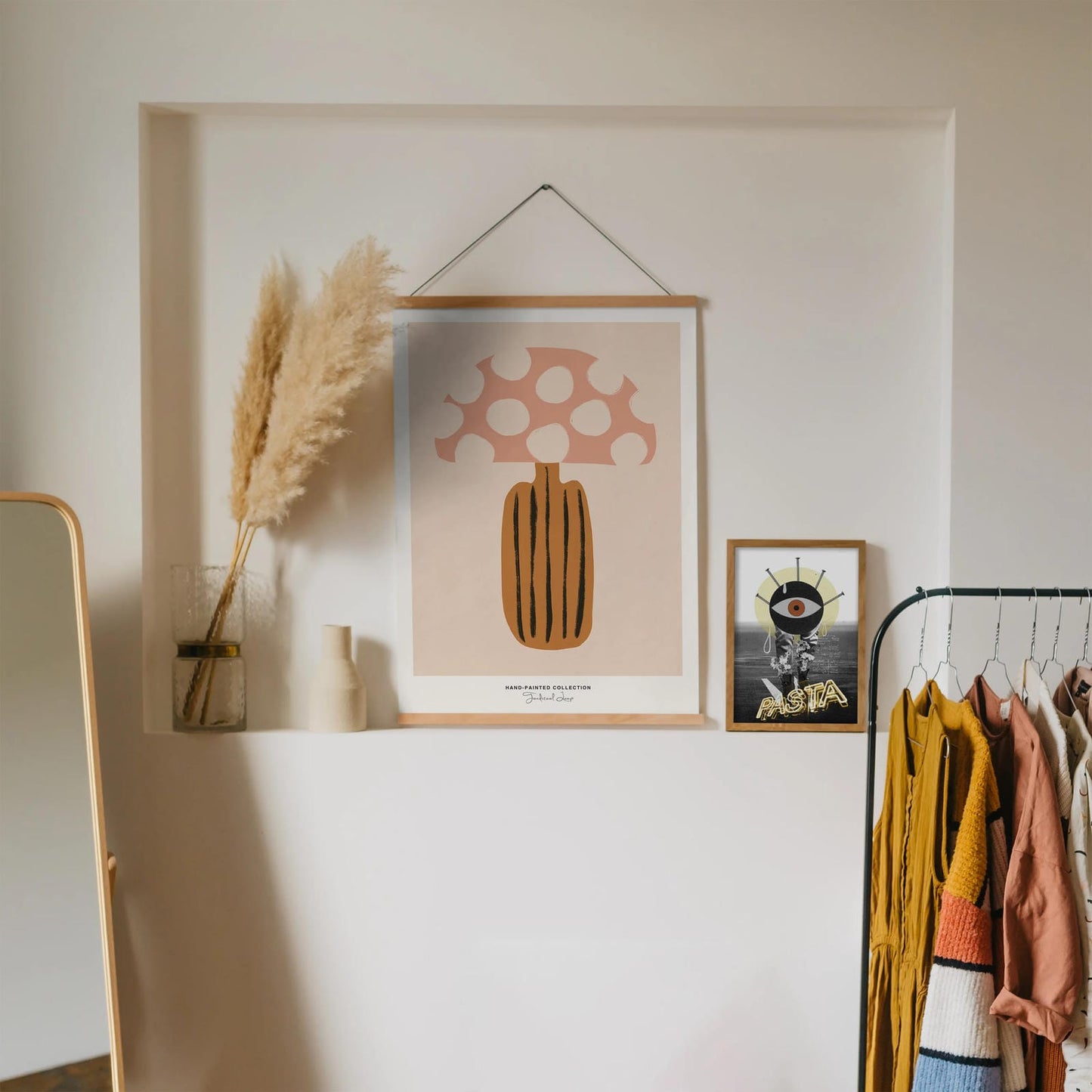 Toadstool Lamp | Hand-Painted Collection Poster