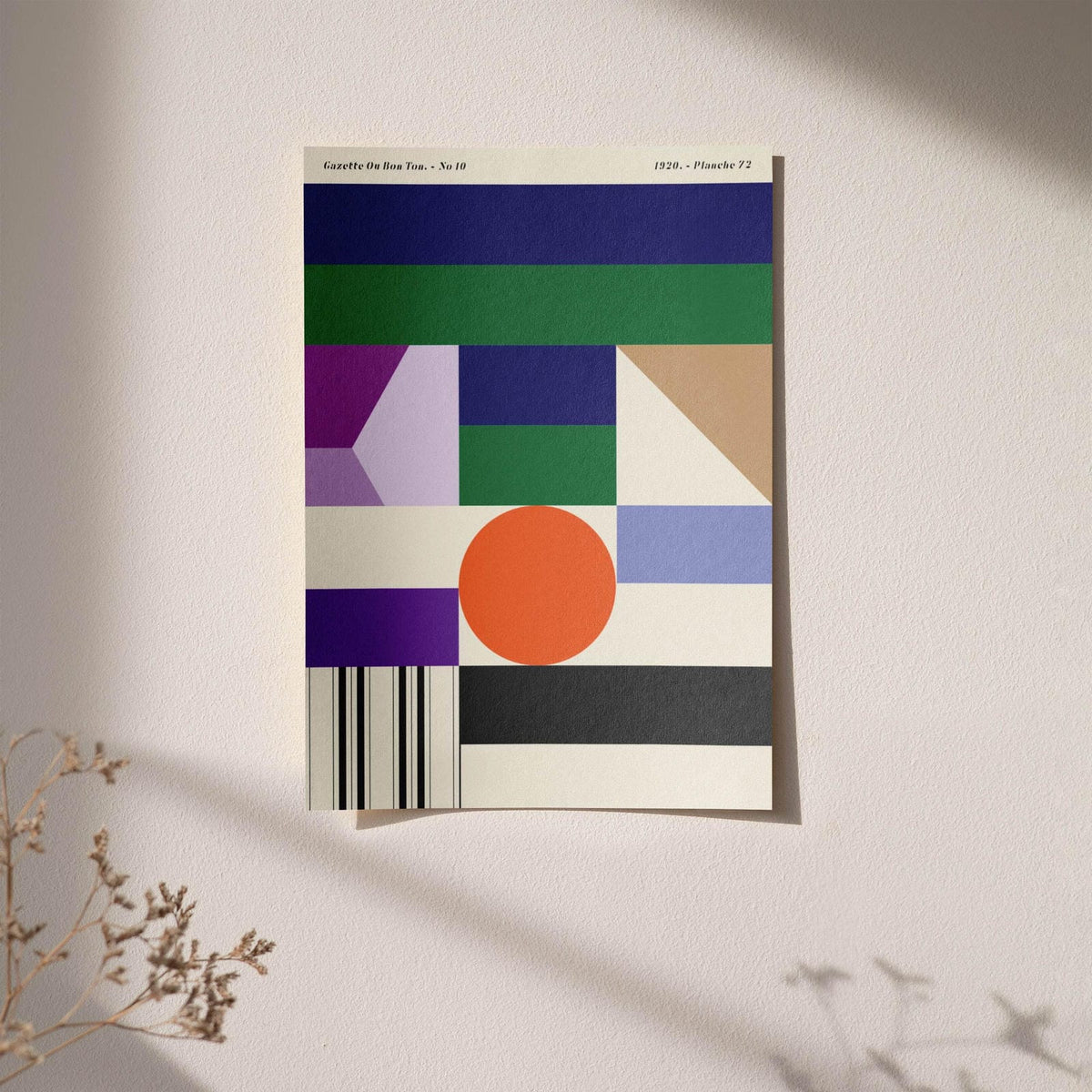 French Geometric Poster - HypeSheriff Europe