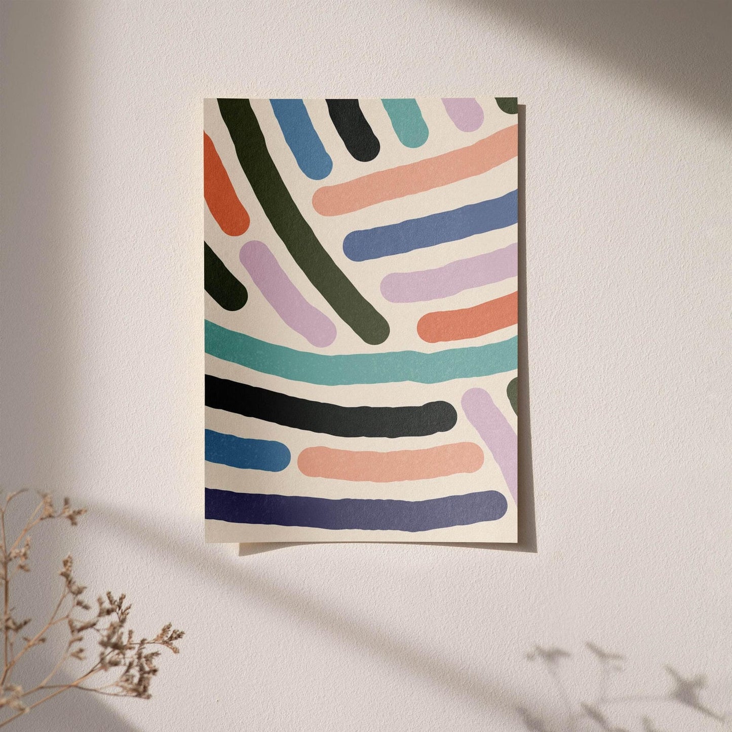 Abstract Cozy Art Print - HypeSheriff Europe