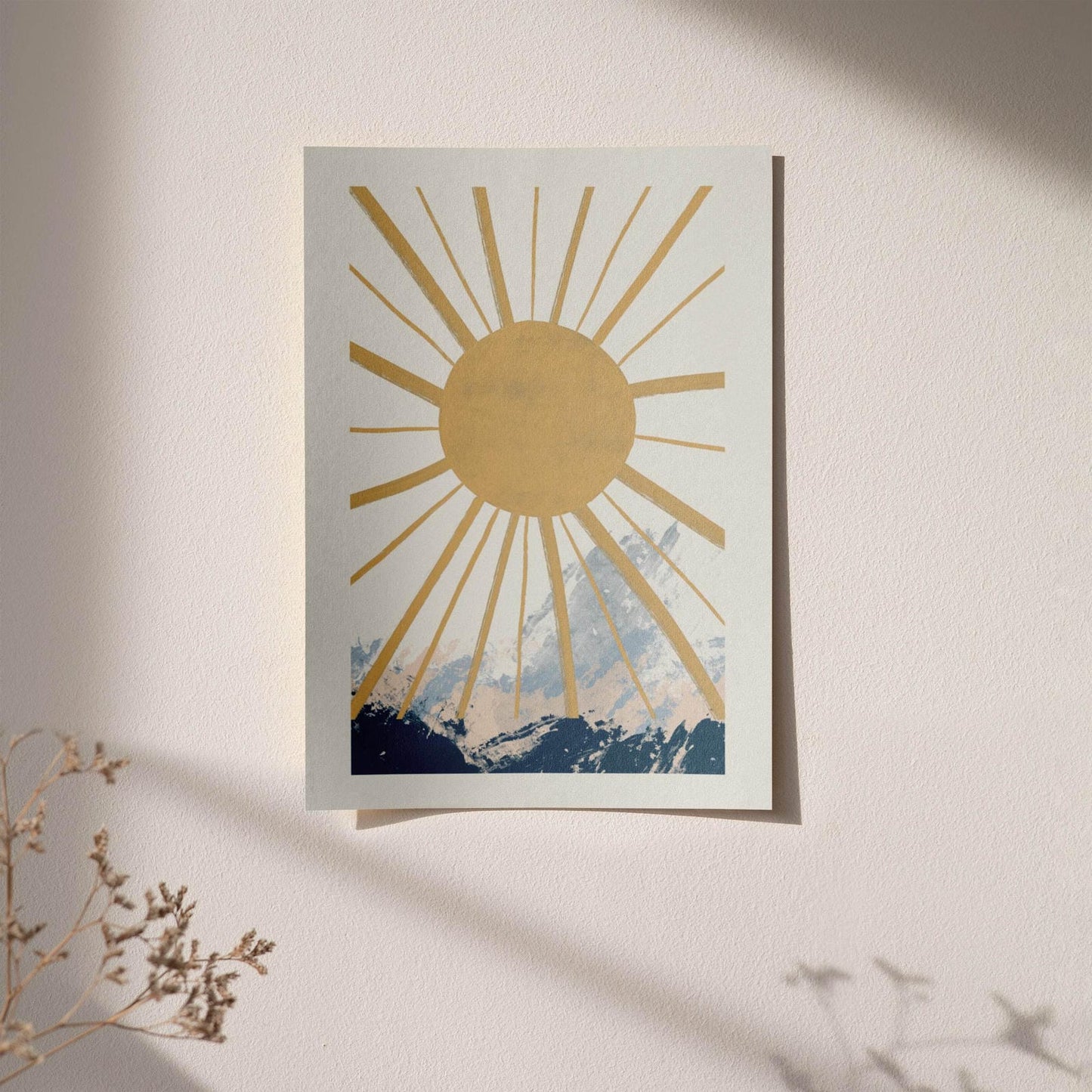 Handdrawn Sun Print - HypeSheriff Europe