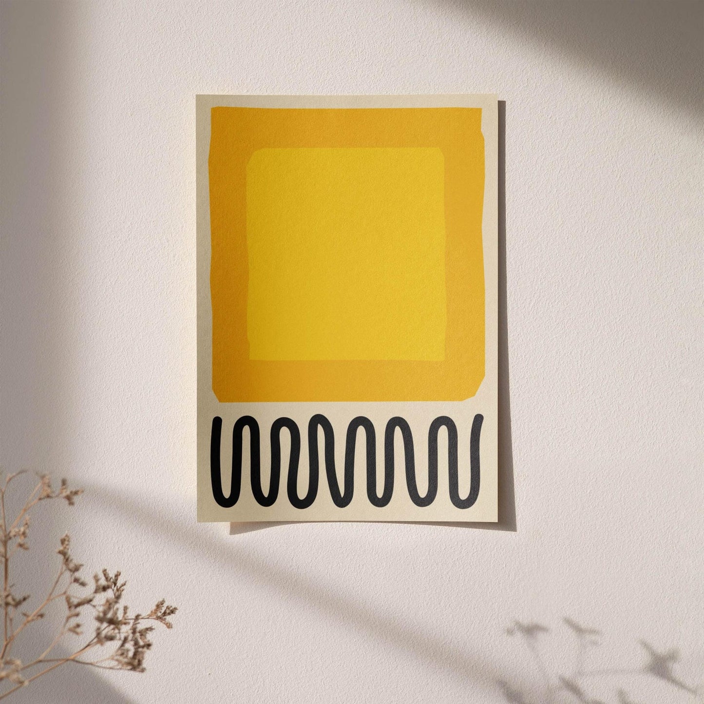 Mid-Century Abstract Poster - HypeSheriff Europe