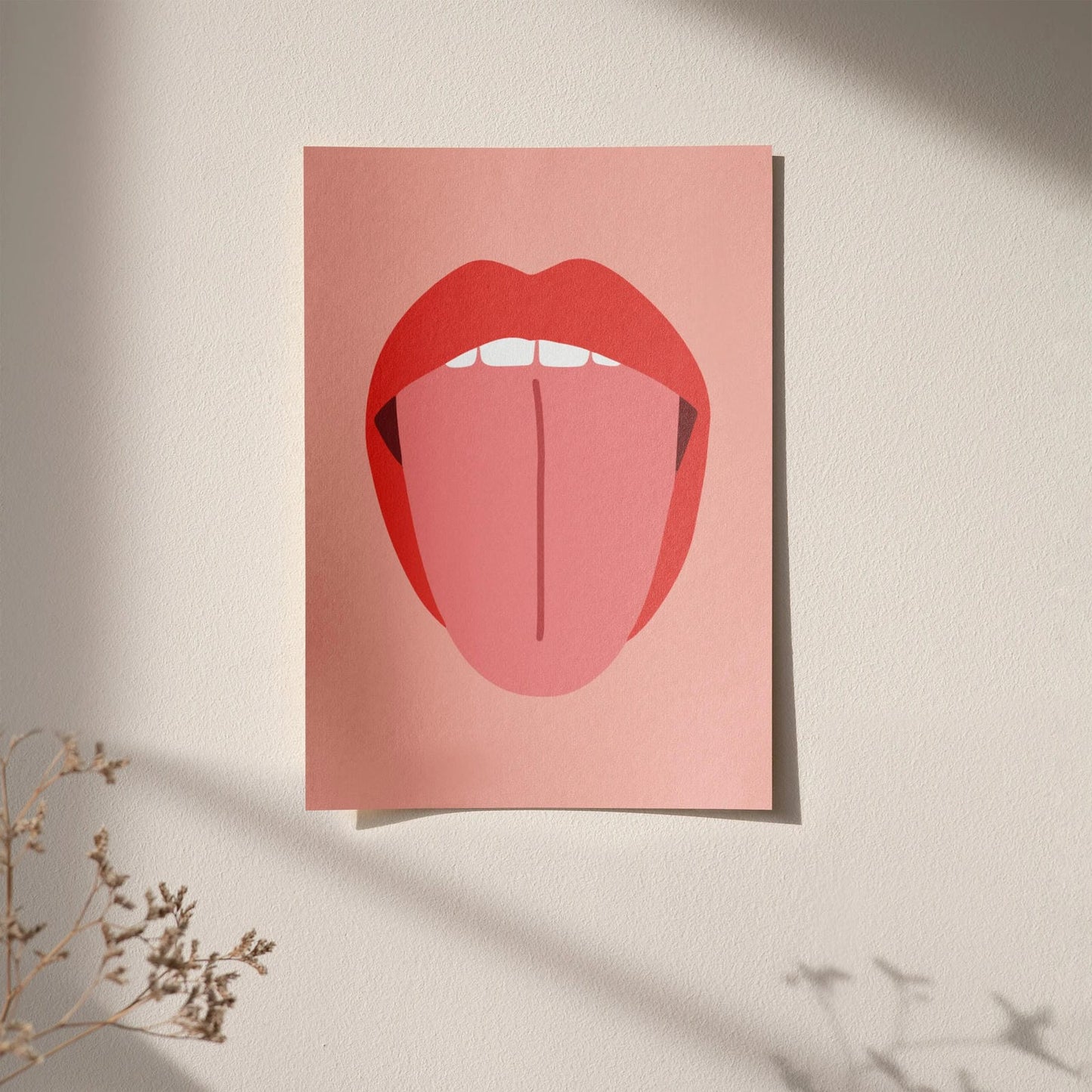 Pop-Art Lips Poster