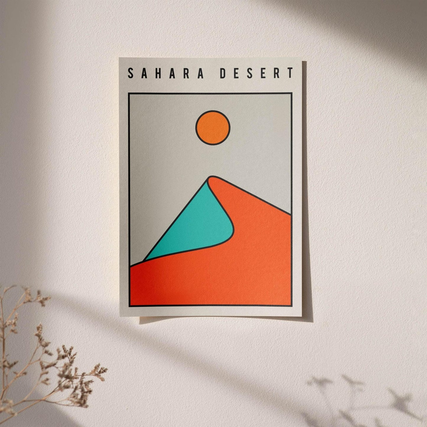 Sahara Desert Minimalist Poster - HypeSheriff Europe