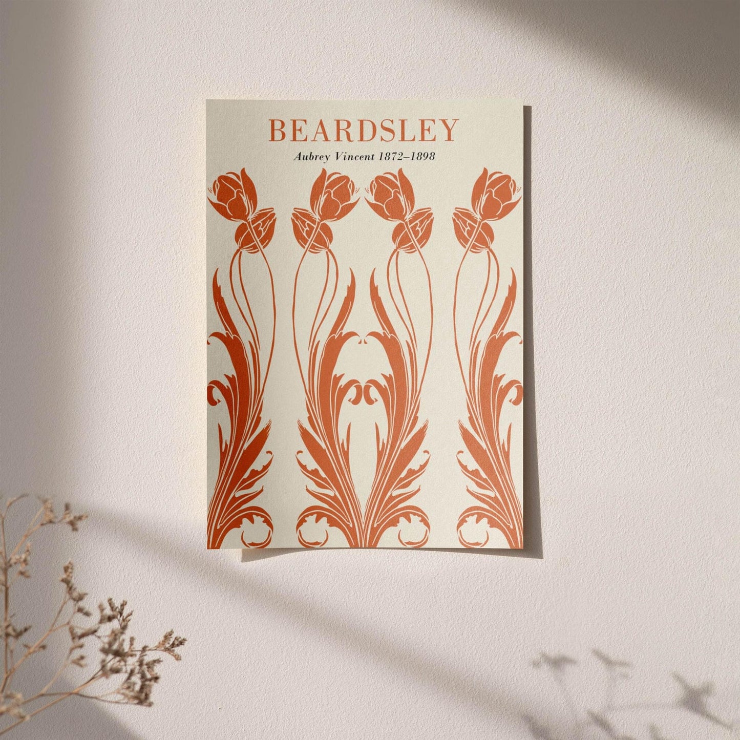 Floral Art Nouveau Poster - HypeSheriff Europe
