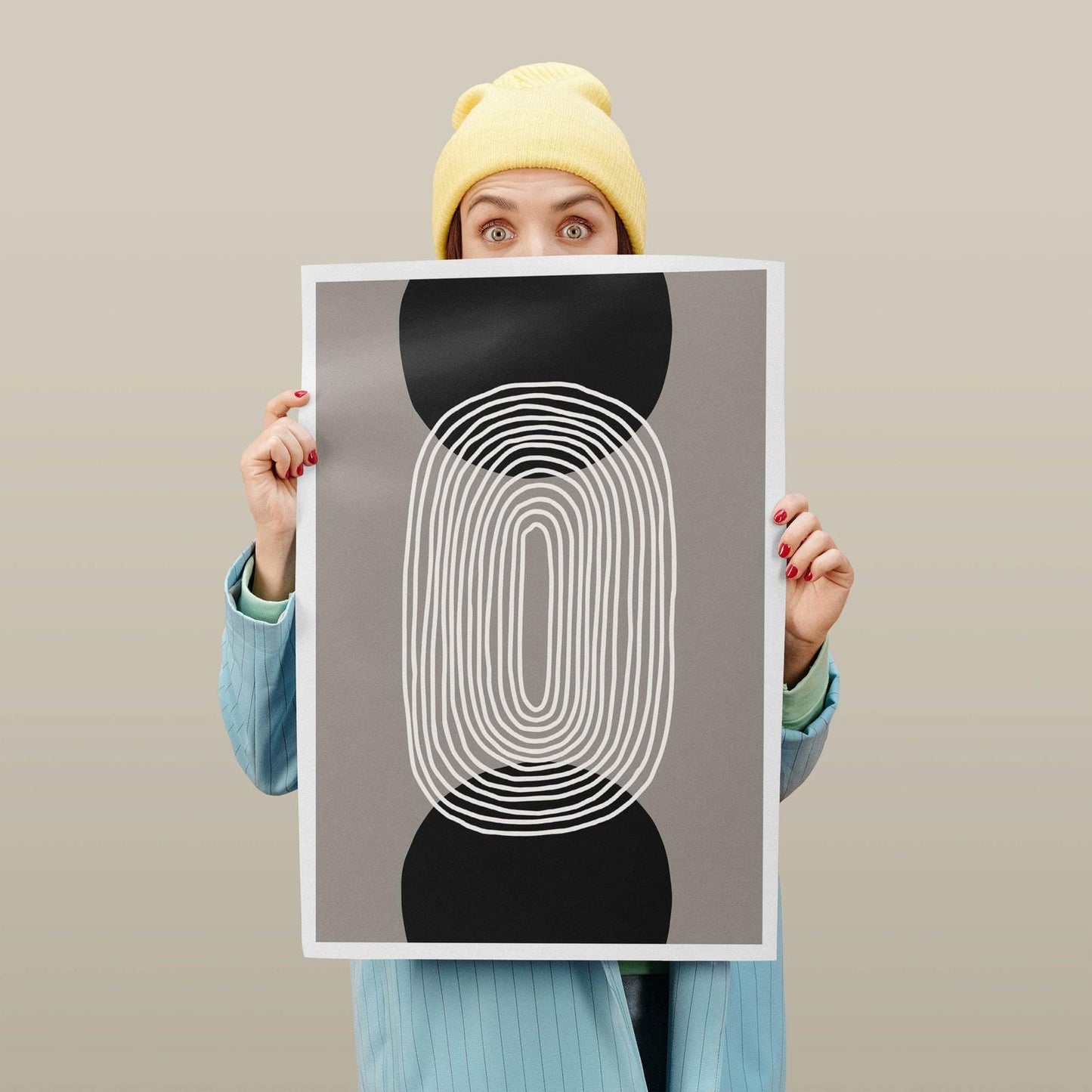 B&W Abstract No.2 Poster - HypeSheriff Europe