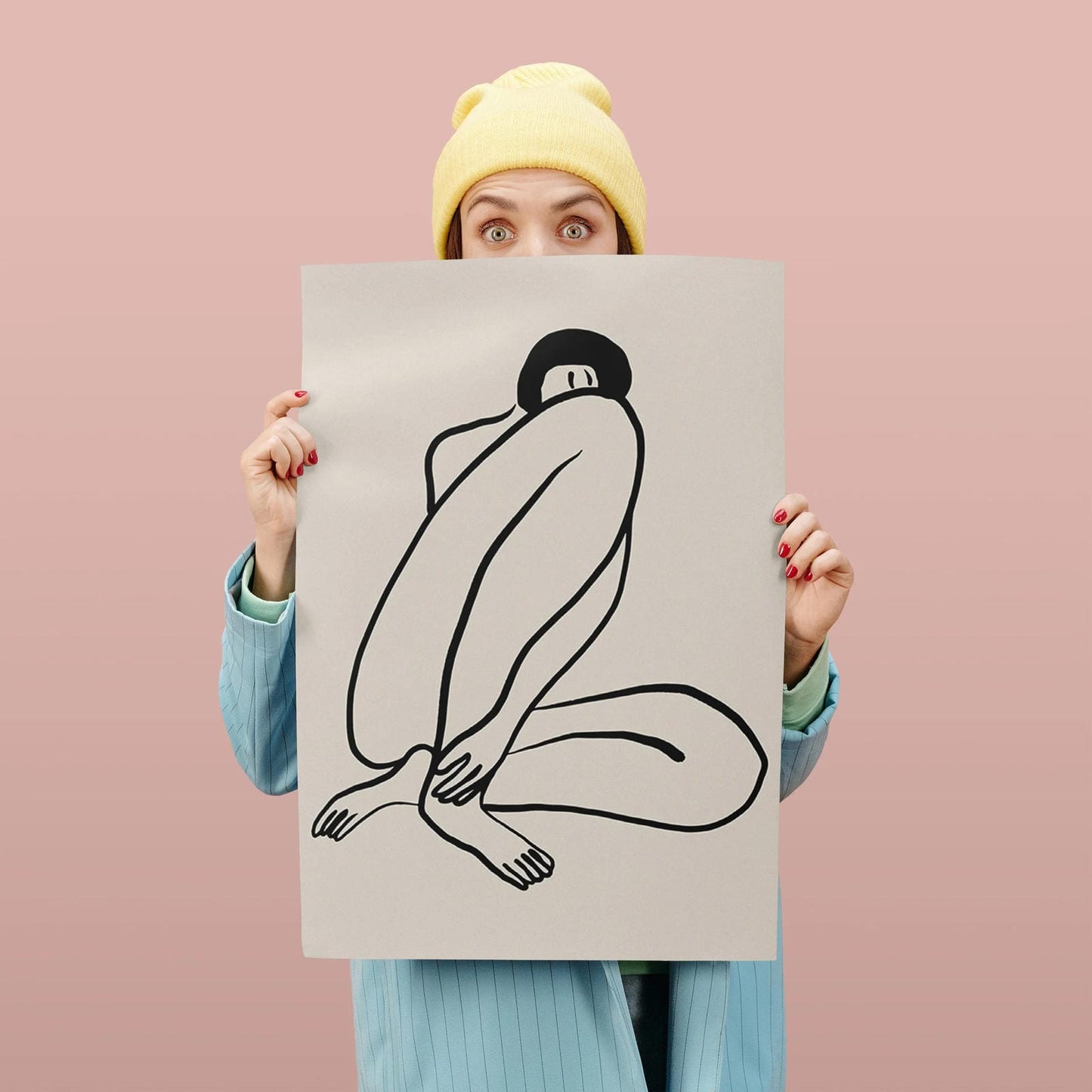 Sitting Woman Poster