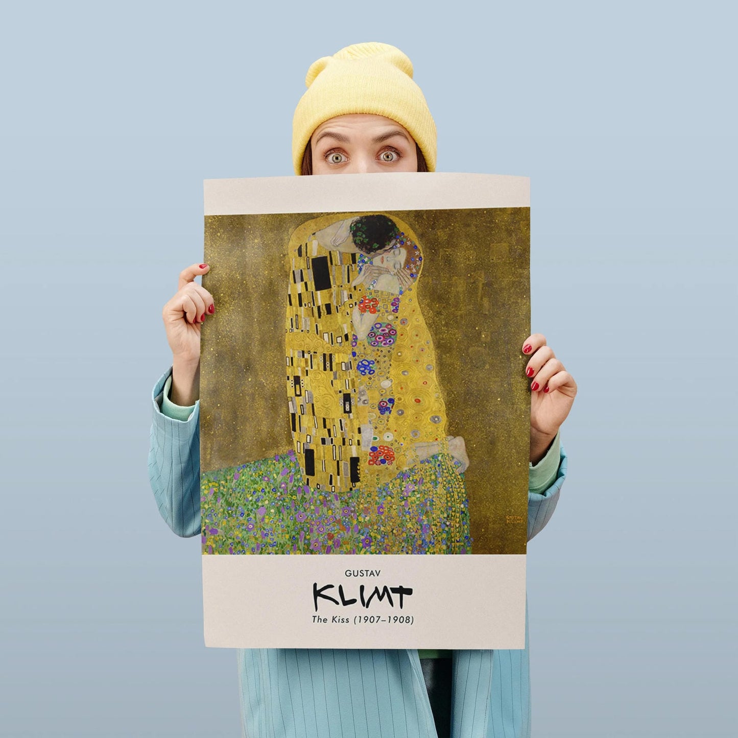 Gustav Klimt, The Kiss Poster