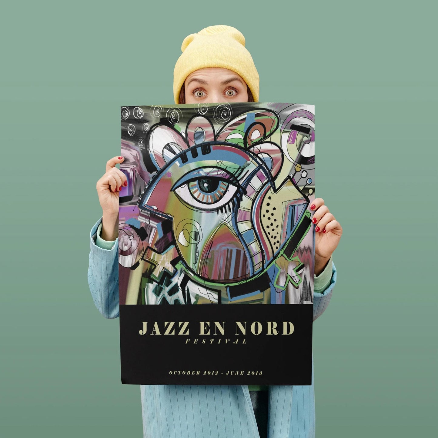 Colorful Jazz Music Festival Poster
