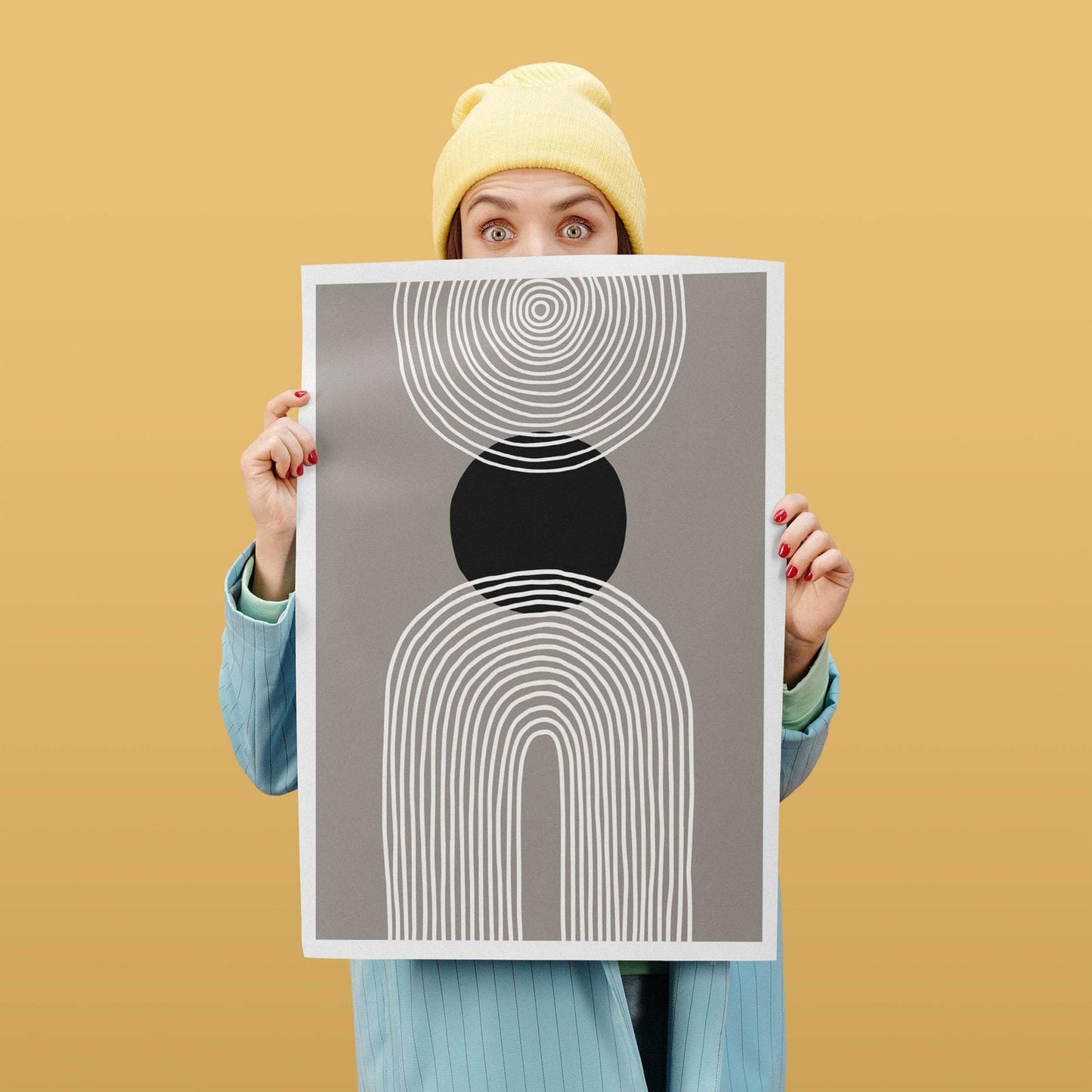 B&W Abstract No.4 Poster - HypeSheriff Europe