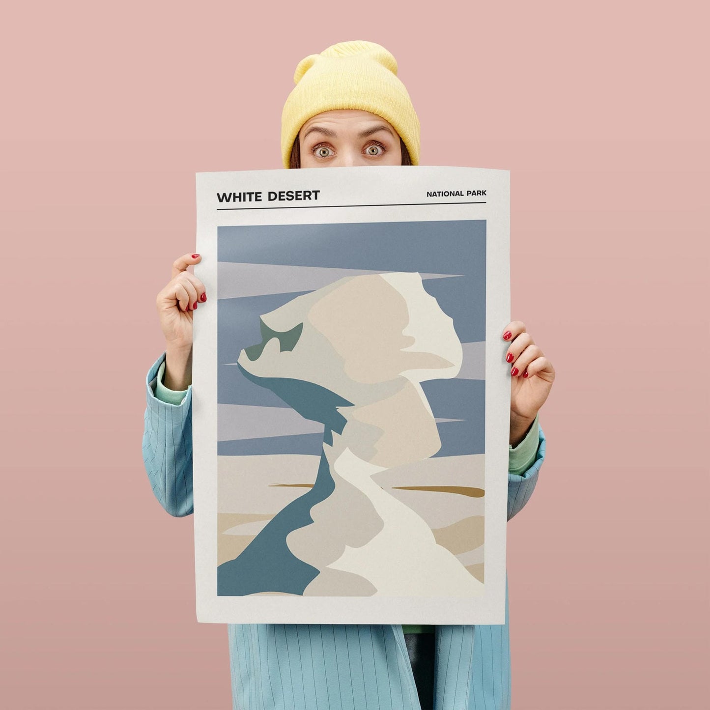 White Desert National Park Poster
