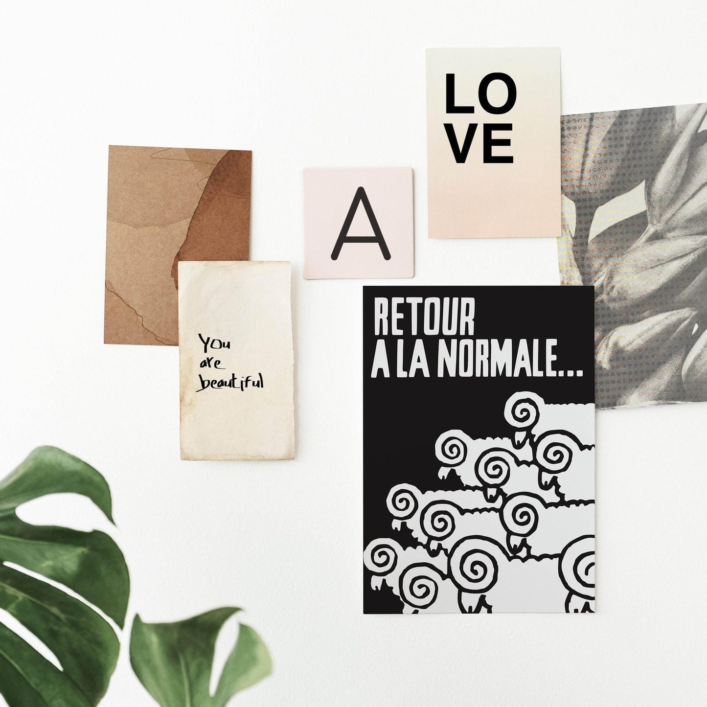 Retour A La Normale Poster (Back to normal) - HypeSheriff Europe