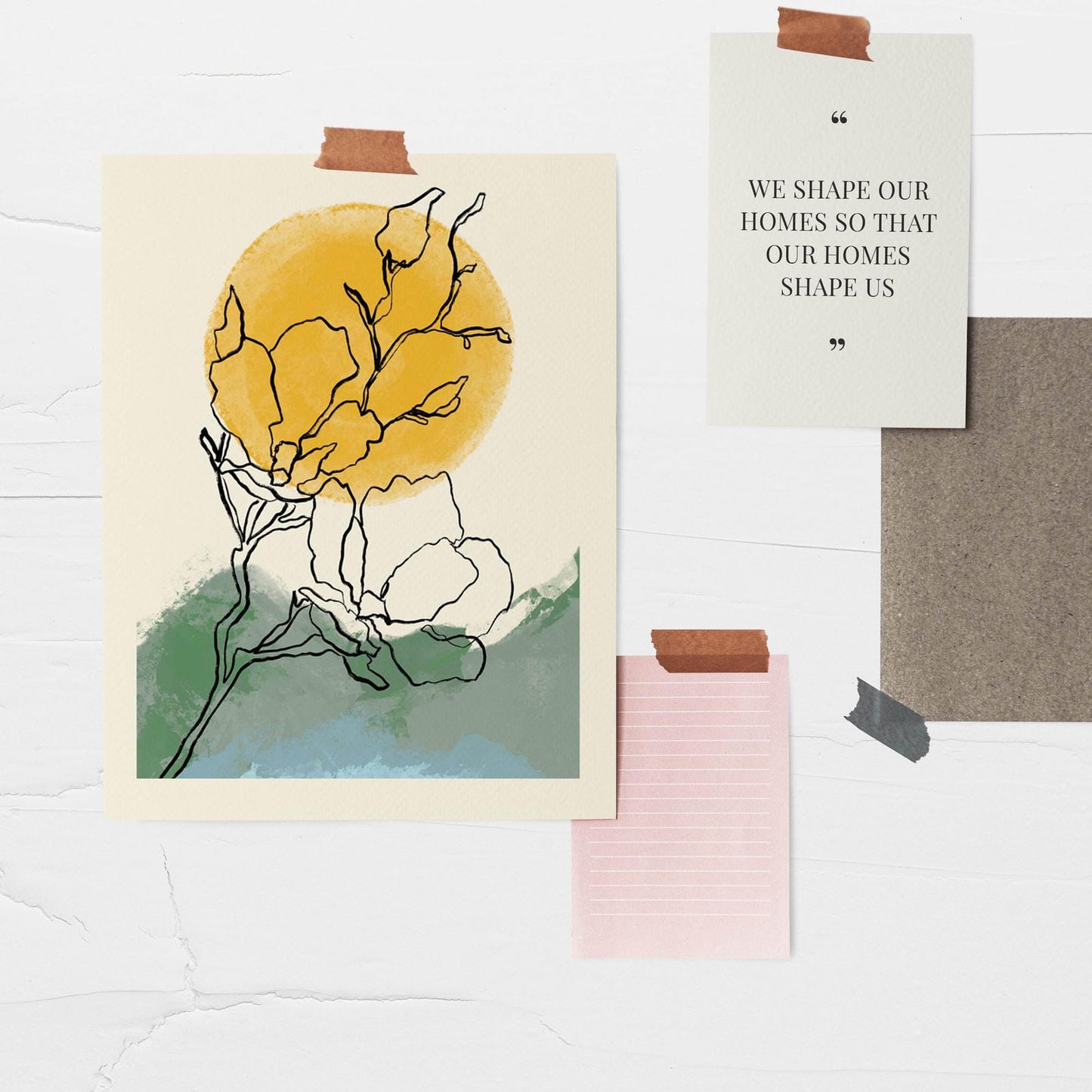 Floral Landscape Print - HypeSheriff Europe