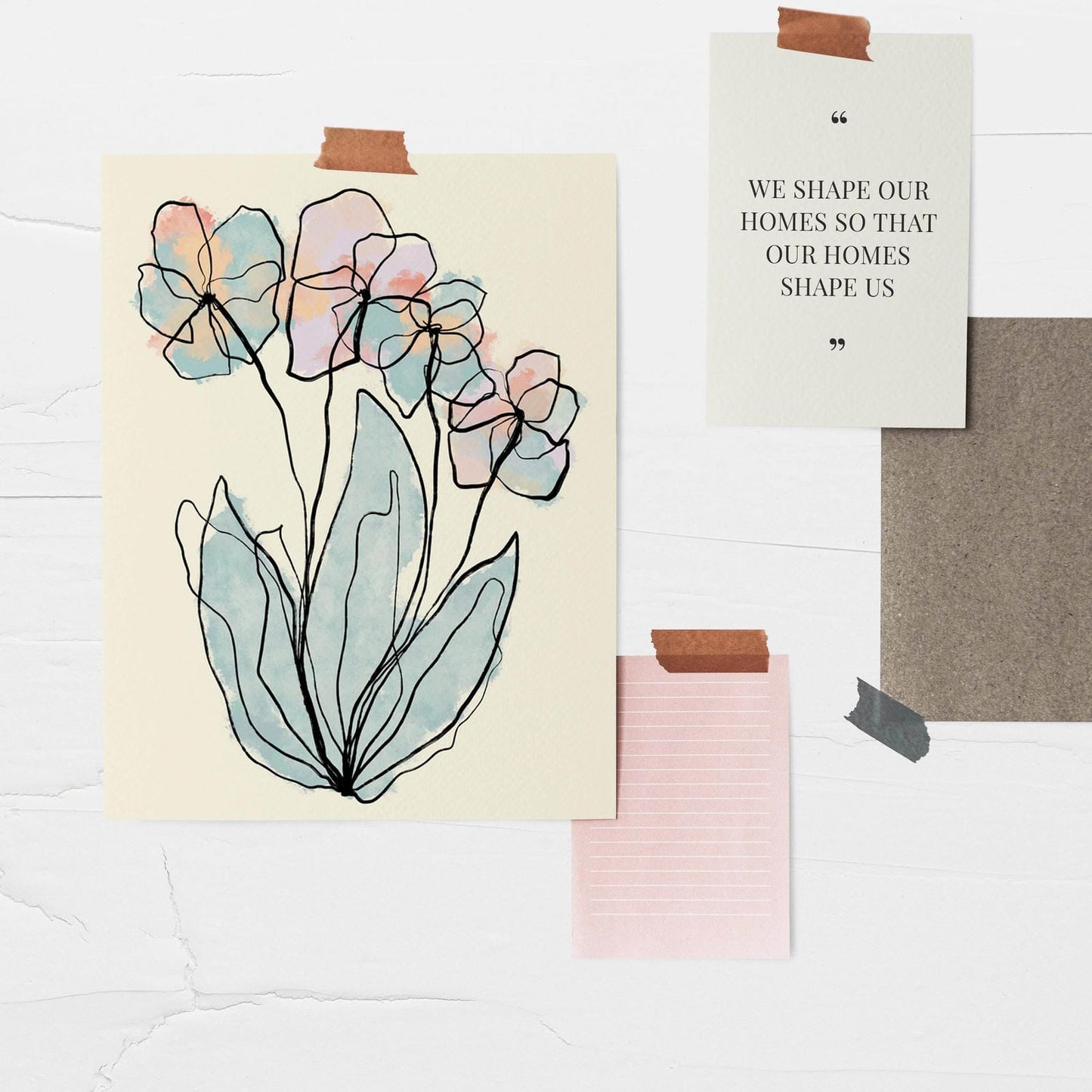 Hand-drawn Bouquet Poster - HypeSheriff Europe