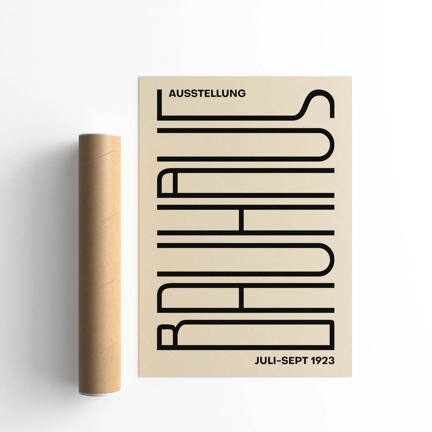 Typographic Bauhaus Poster - HypeSheriff Europe