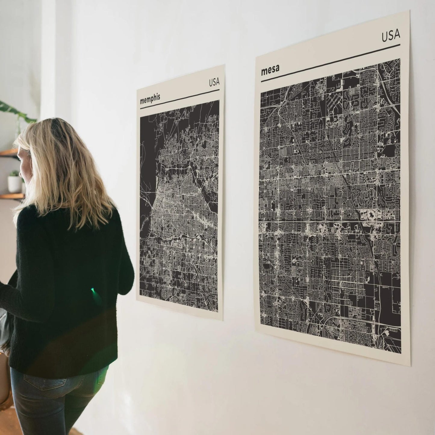 Mesa, USA - City Map Poster