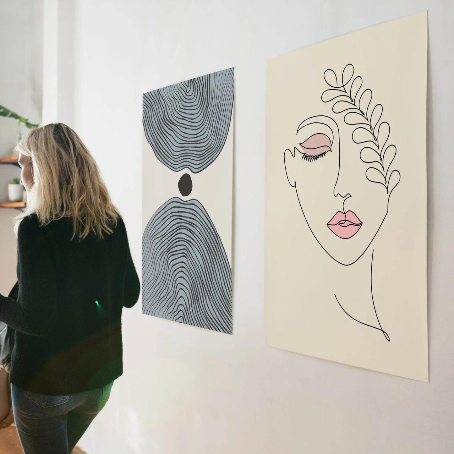 Line Art Drawing Print - HypeSheriff Europe