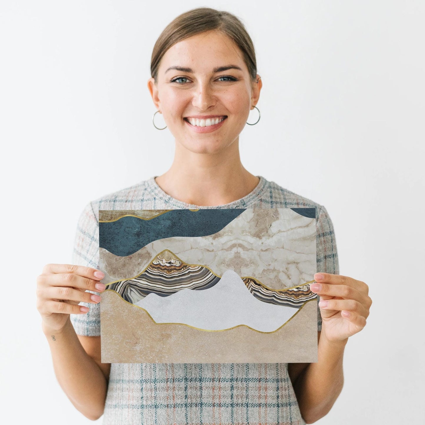 Mid-Century Modern Landscape Poster