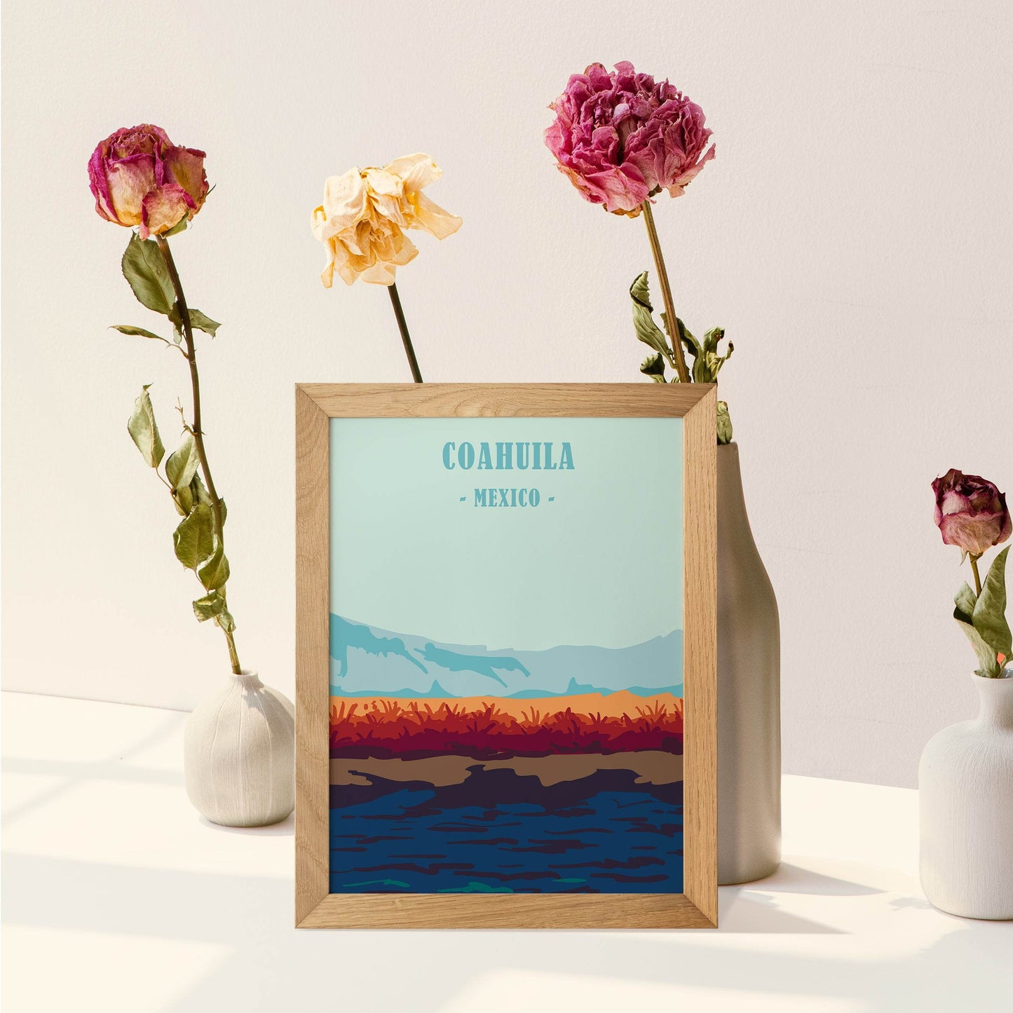 Coahuila - Mexico Travel Poster - HypeSheriff Europe