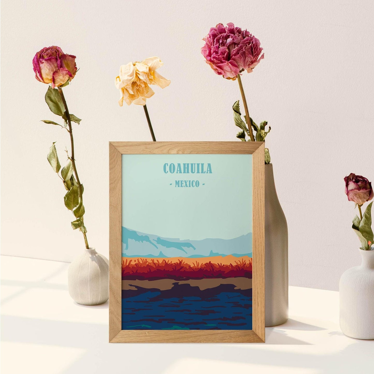 Coahuila - Mexico Travel Poster - HypeSheriff Europe