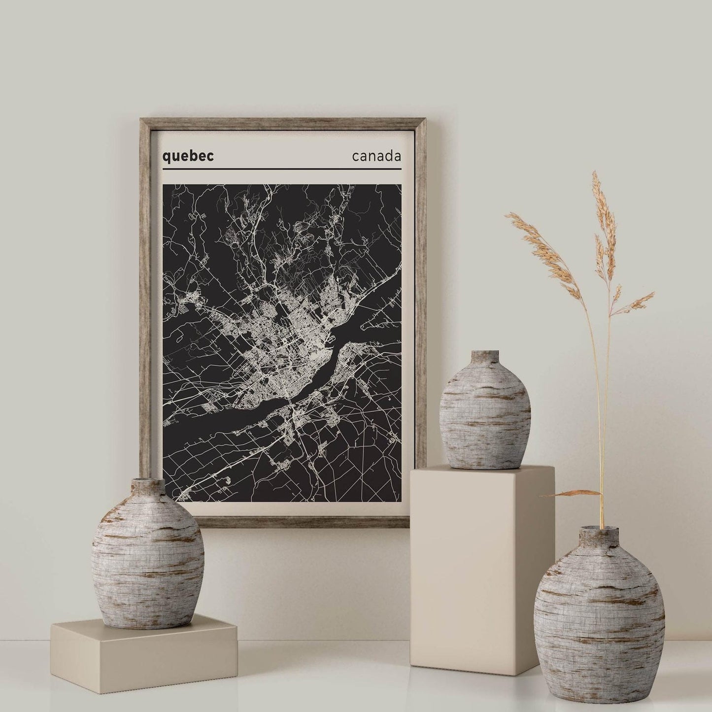 Quebec, Canada - Map Poster - HypeSheriff Europe