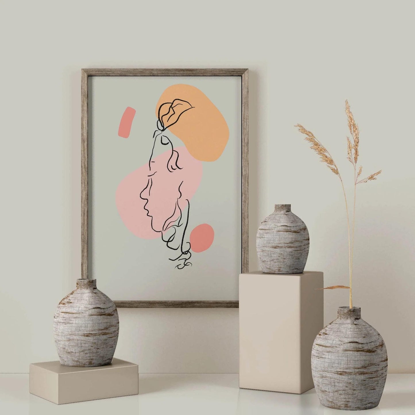 Line Art Woman Print - HypeSheriff Europe