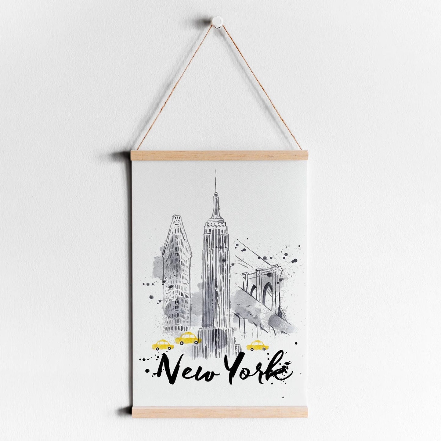 Watercolor New York City Illustration - Giclee Art Print