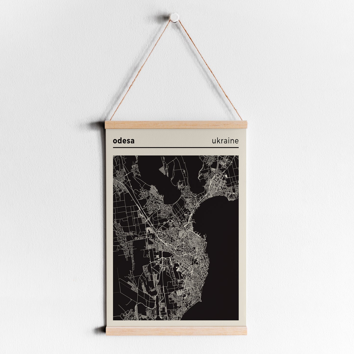Odesa Ukraine Map Poster