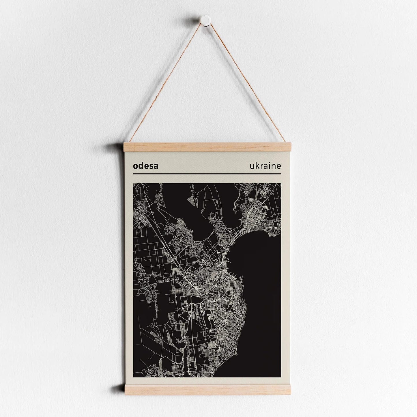Odesa Ukraine Map Poster