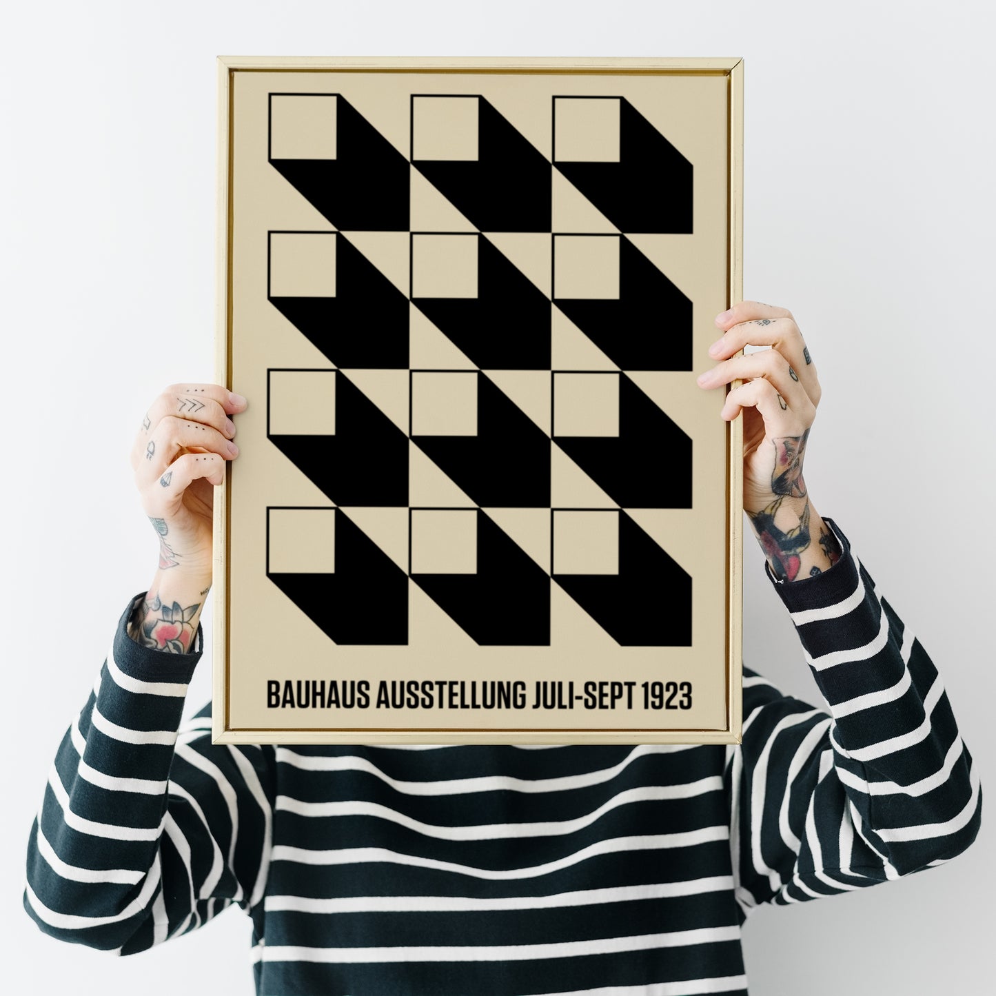 Bauhaus Exhibition Minimalist Poster - HypeSheriff Europe